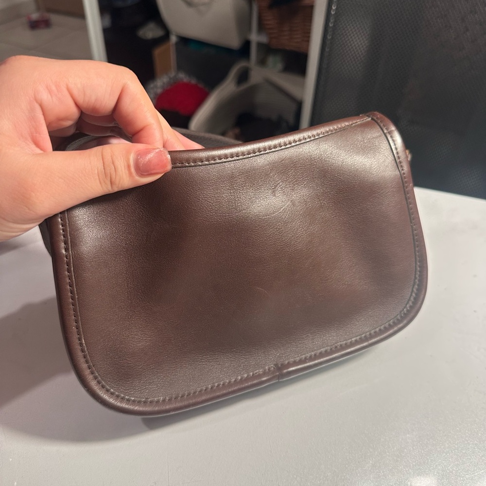 Brown Leather Coach bag